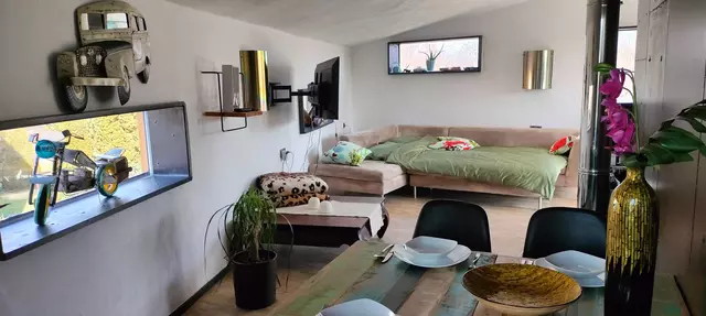 Wohnzimmer Ferienwohnung Hennig